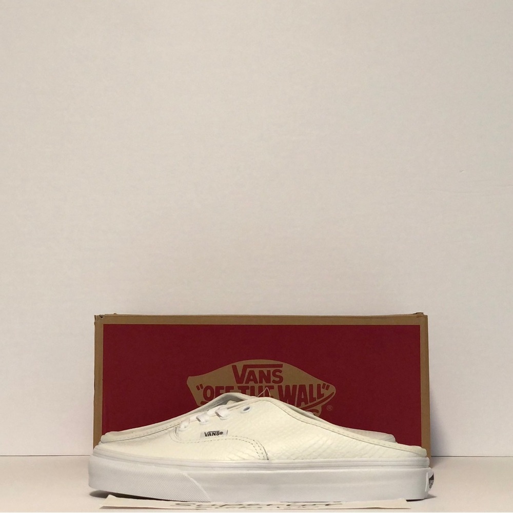 Vans Authentic Mule (Python) “Blanc De Blanc/True White”